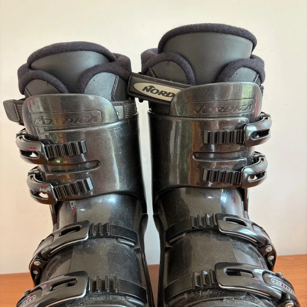 Nordica T3.1 Mens Downhill Ski Boots Black Size 29.5 330mm Made in Italy